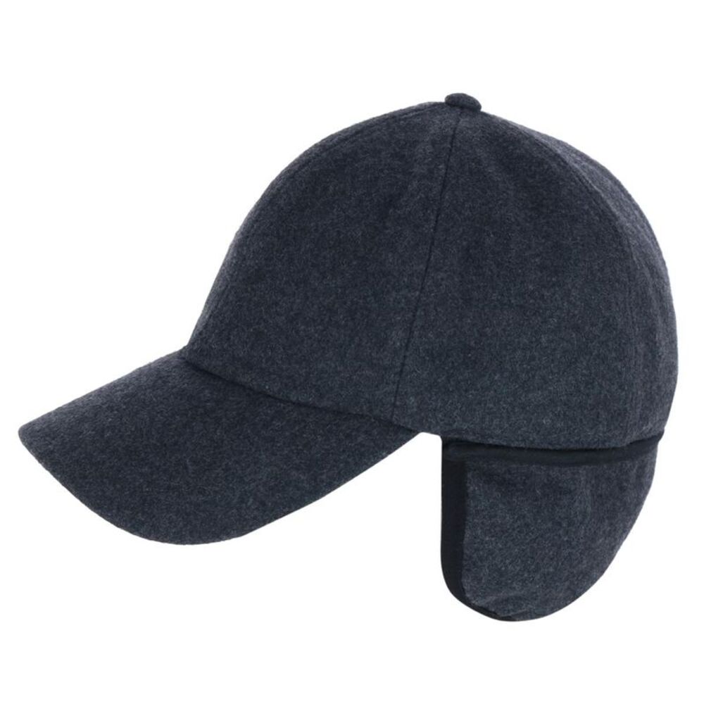 Epoch Hats Company Men's Sherpa Lined Wool Blend Earflap Baseball Cap